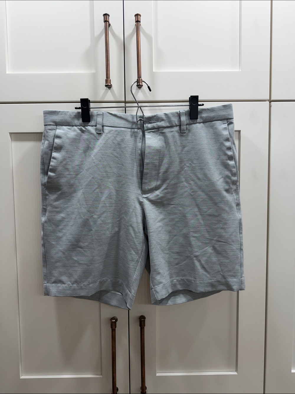Callaway Light Gray Flat-Front Golf Shorts